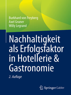 cover image of Nachhaltigkeit als Erfolgsfaktor in Hotellerie & Gastronomie